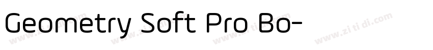 Geometry Soft Pro Bo字体转换